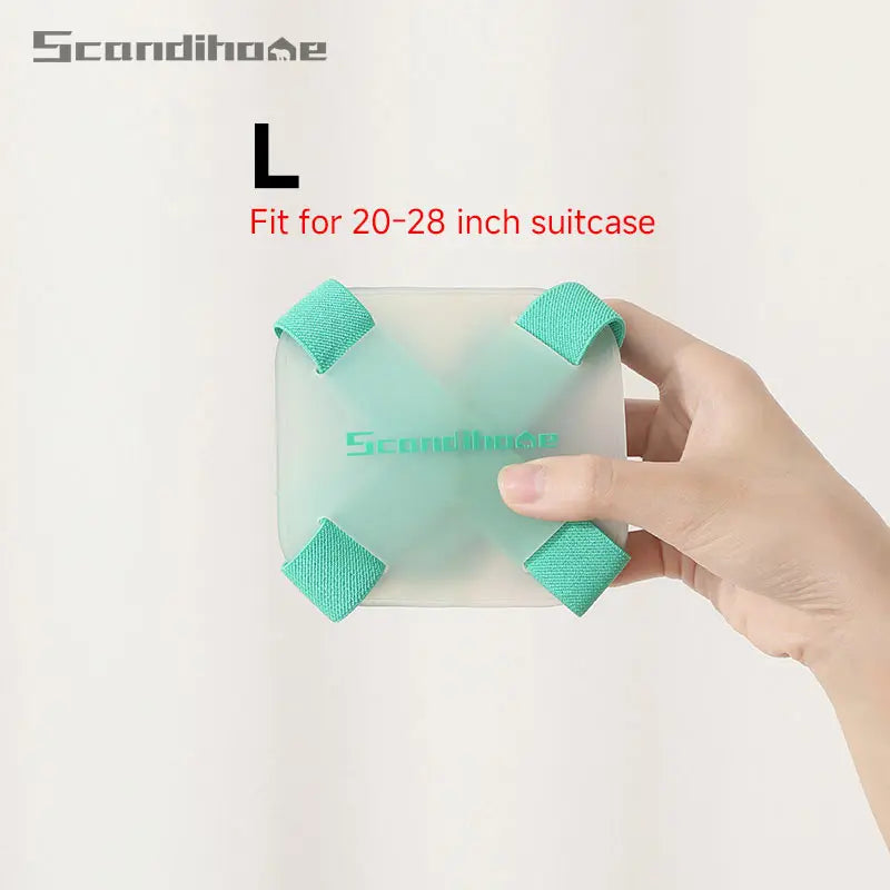 SCANDIHOME Travel  Luggage Strap Adjustable Suitcase Belts Crossed Luggage Suitcase Packing Buckle Elastic Strap Protect Tie