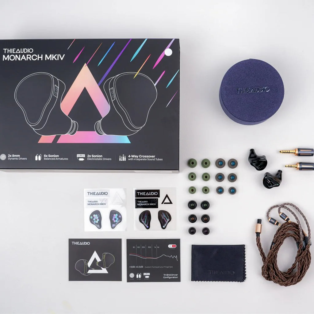 Pre-order Thieaudio Monarch MKIV 2DD + 6BA + 2EST Flagship Hifi IEM Earphones with T6 Aircraft Grade Aluminum Construction