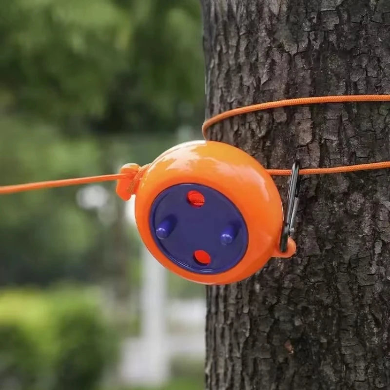 10M Portable Retractable Clothesline, Windproof Anti-Slip Laundry Line for Camping, Travel, Dorm