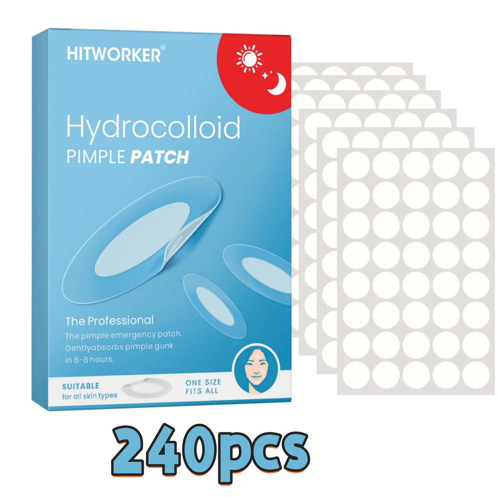 240/400/800pcs Ultra-Thin Invisible Acne Patches, Invisible Pimple Stickers for Face