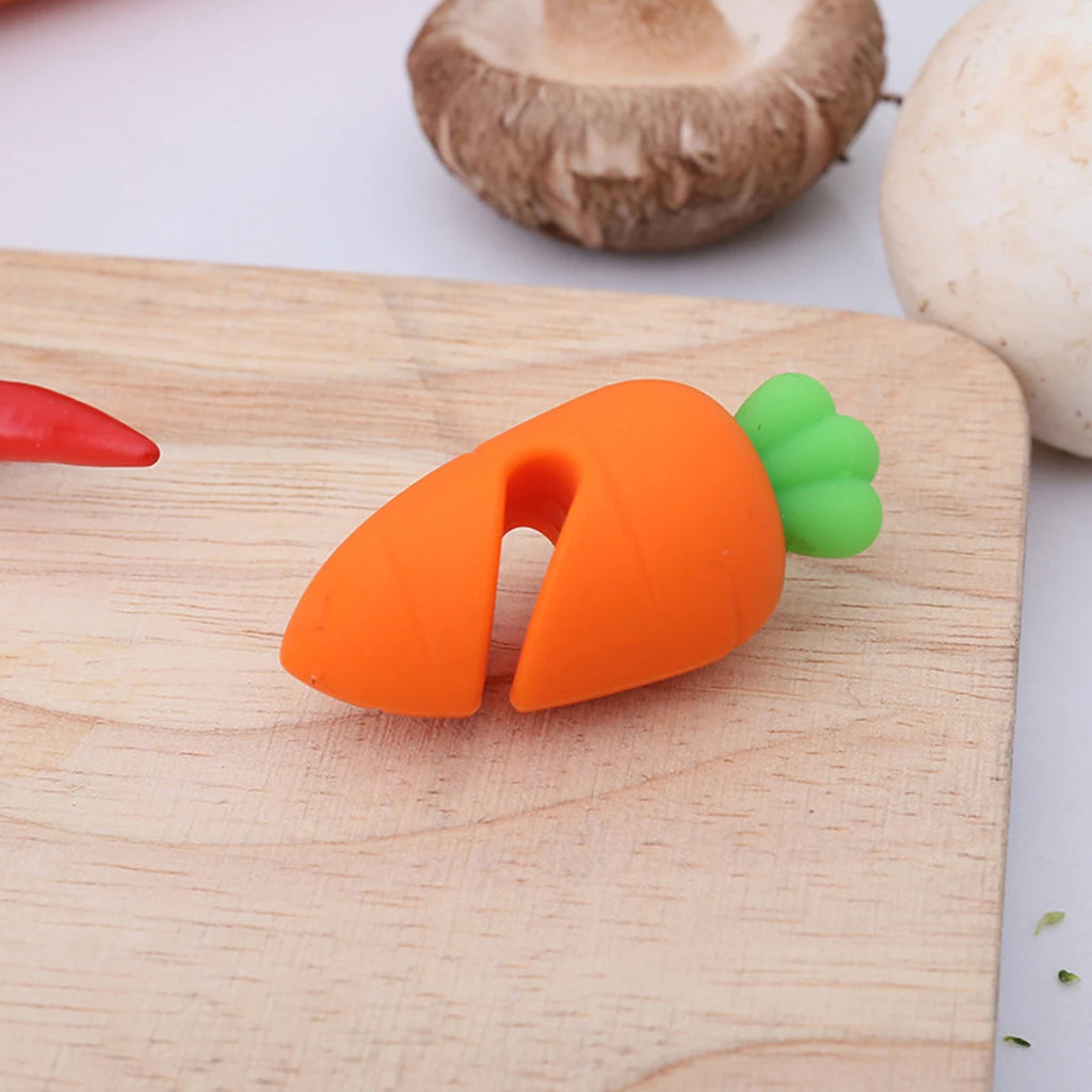 Silicone carrot pot lid lifting anti overflow device, practical kitchen tool
