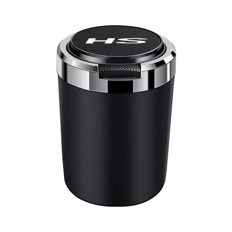 Car Ashtray Cigarette Ash Holds Cup LED Light Automotive Ashtray For Morris Garages MG ZS HS Logo Auto Accessories interior
