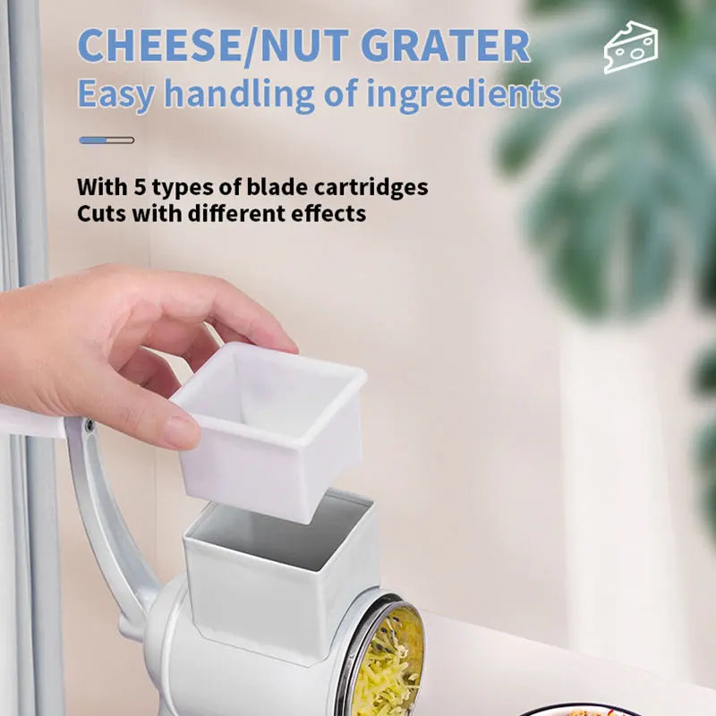 Grain Grinder Hand Crank Mill Grinder Aluminum Alloy Manual Table Clamp Milling Machine for Home Kitchen Commercial Grinding Nut