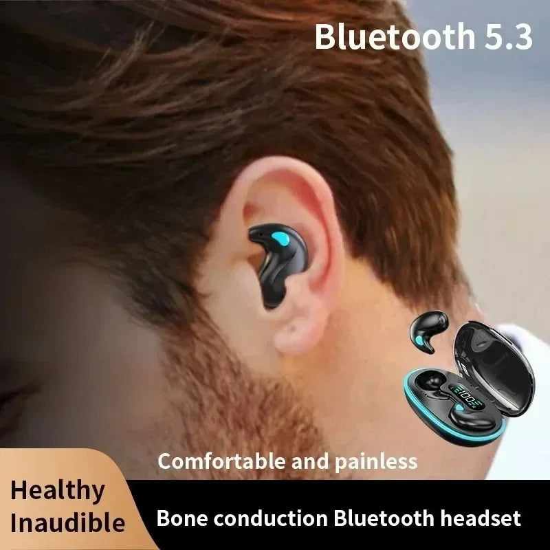 HOT SALE Mini X55 Wireless Sleep Earphones TWS Bluetooth Earphones 3D Waterproof Hidden Pain Free Microphone HD Call