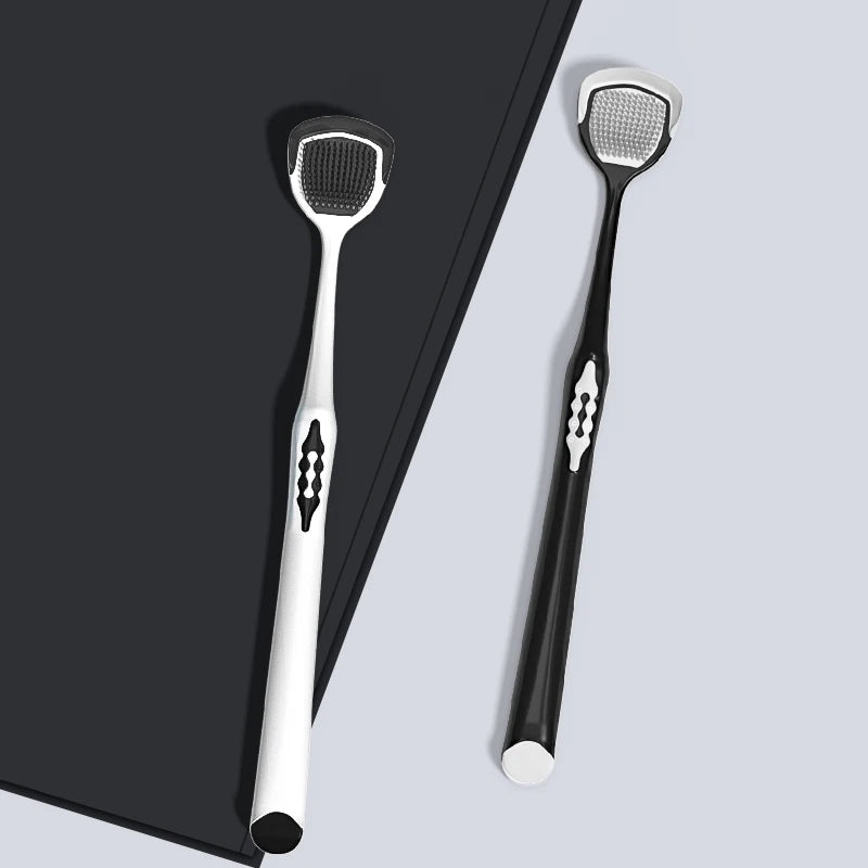Y-kelin Men's Tongue Scraper Brush  Removal Tool Oral Cleaning and Odor   Coating