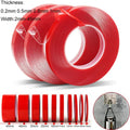 2mm-45mm Double Sided Adhesive Tape Acrylic Transparent No Traces Sticker for LED Strip Car Fixed Tablet Fixed