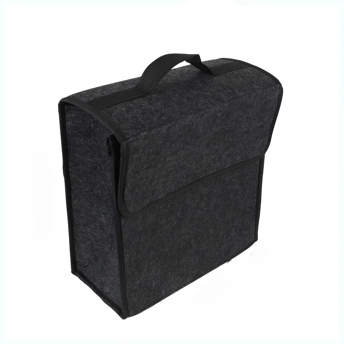 KKJOY Felt Car Trunk Organizer Folding Storage Bag for Auto Rear Seat Back Off-Road 4x4 Mounting Pouch Durable Accessories