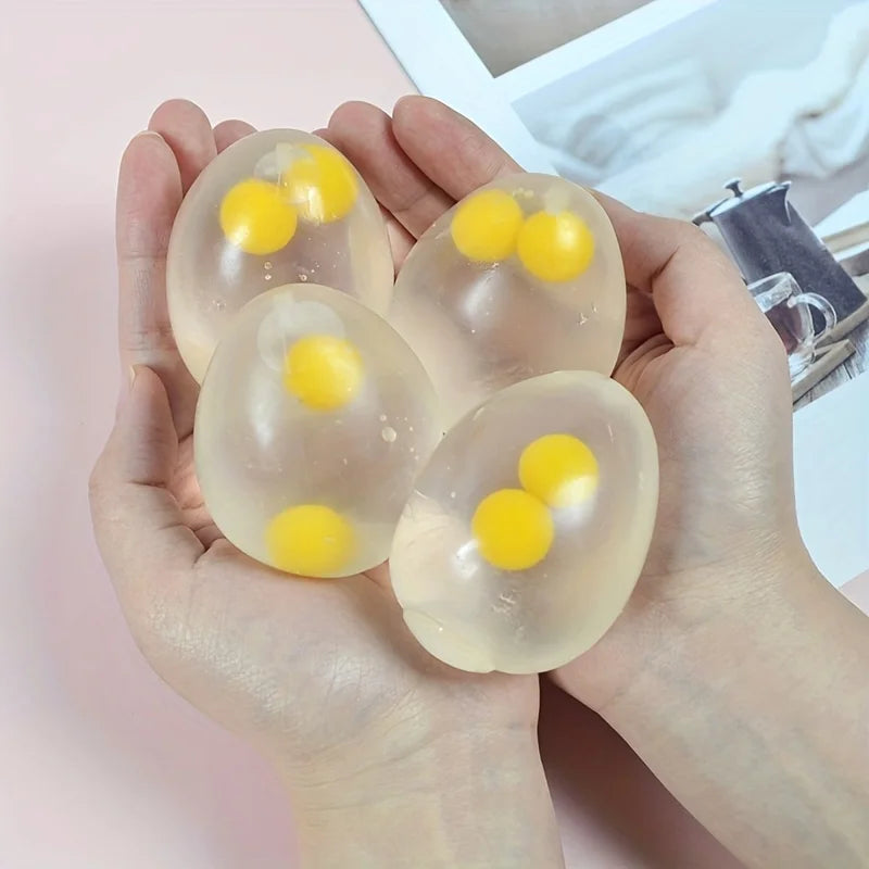 1/2/3pcs Squishy Eggs Balls | Toy for Party, Pinch Music, Squeeze Toys, Birthday Halloween Funny Gifts
