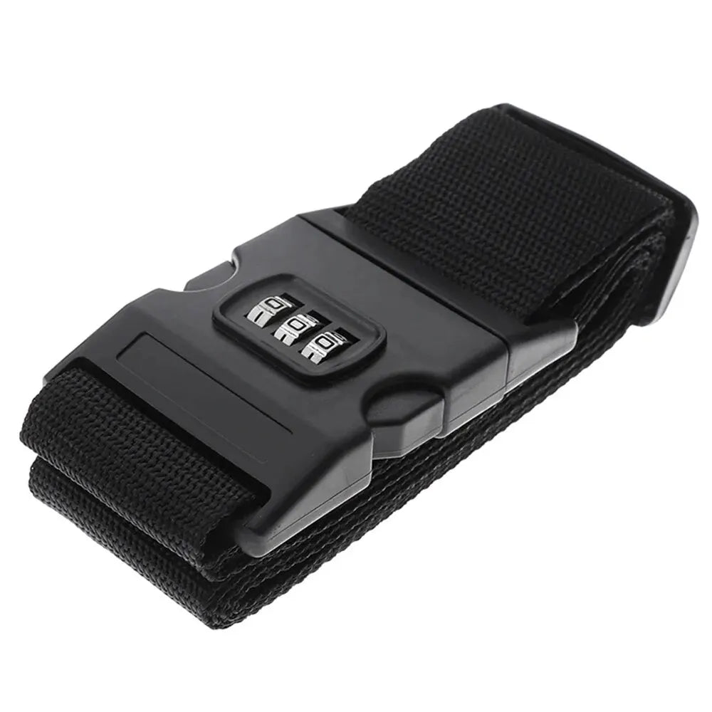 1PC Travel Luggage Strap Adjustable Password Lock Packing Belt Baggage Secure Lock Anti-theft Luggage Suitcase Buckle Strap
