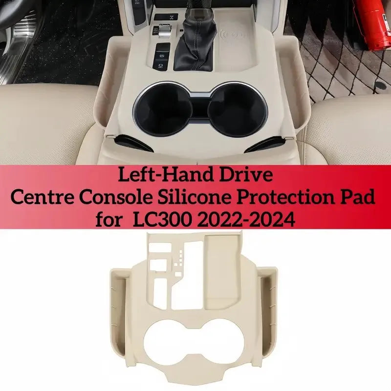 [Left Hand Drive] Car Silicone Central Console Storage Box Protection for Toyota Land Cruiser 300 LC300 Series 2022-2024