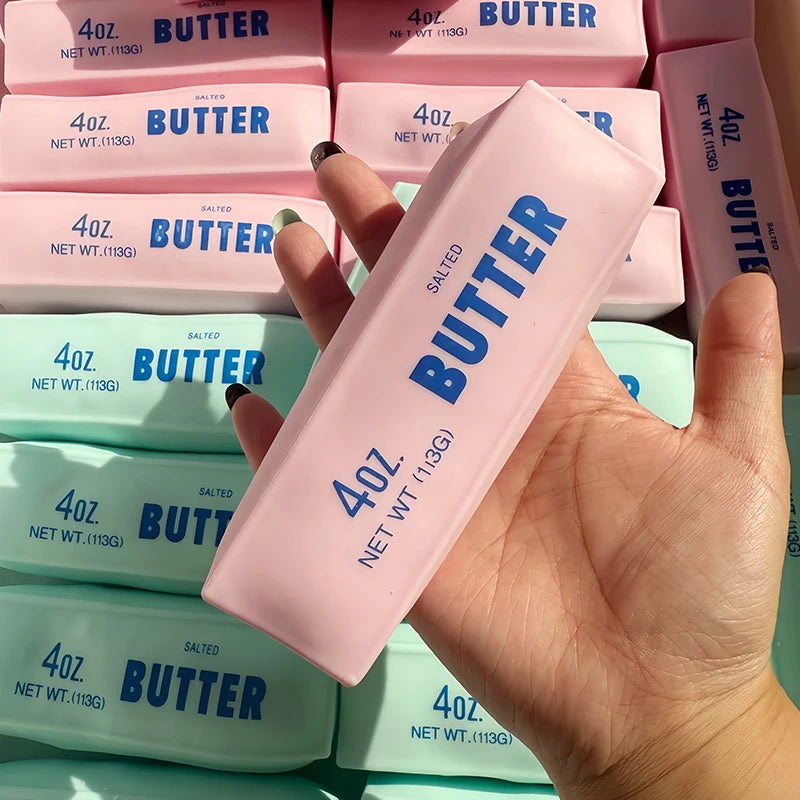 Creative Butter Stick Squishy Fidget Toy Building Block Filling No Rebound Squeeze Toy Adult Sensory Stress Relief Fidget Toy