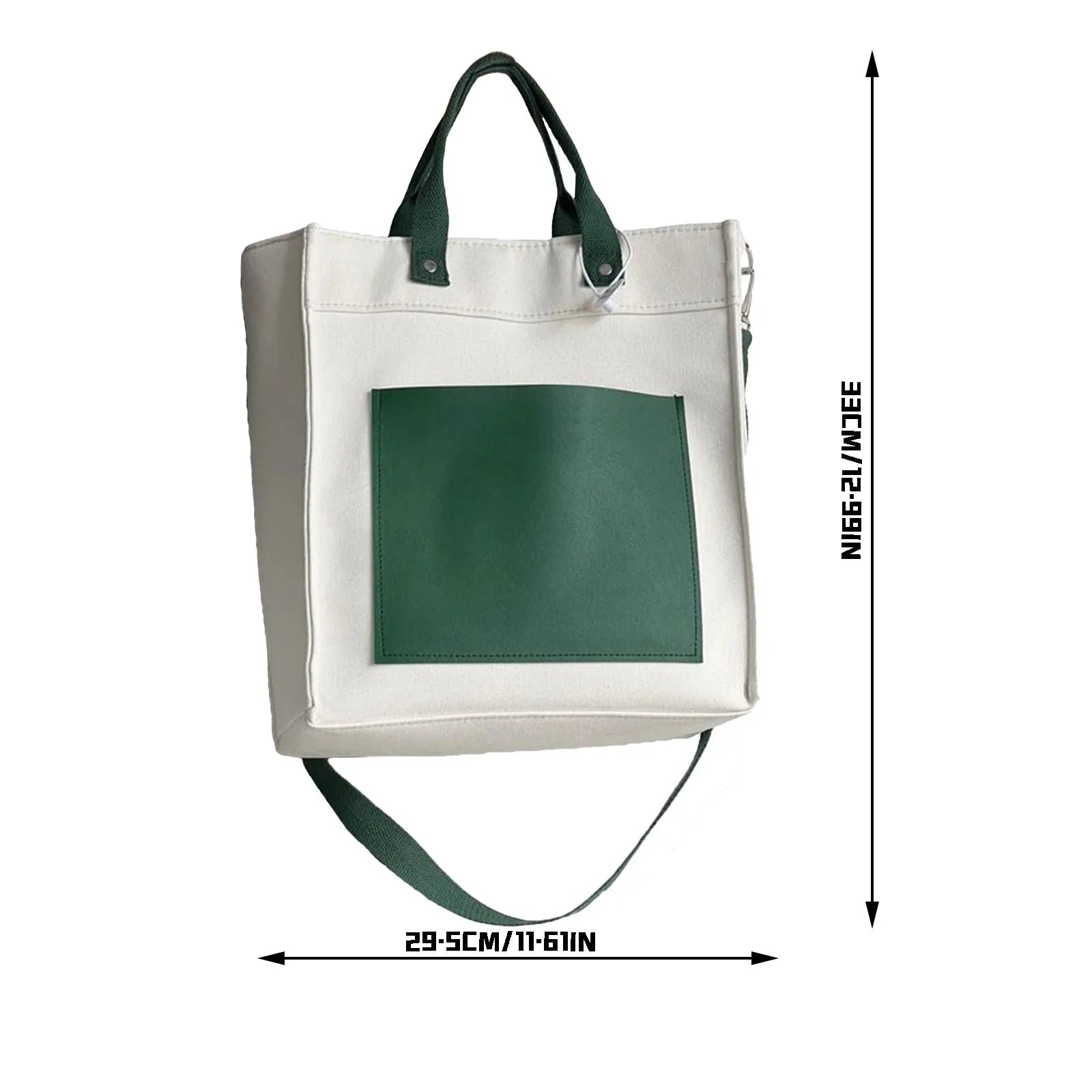Large Capacity Three-Dimensional Canvas Bag Versatile Tutoring Bag Teaching Bag Student Canvas Bag Multifunctional