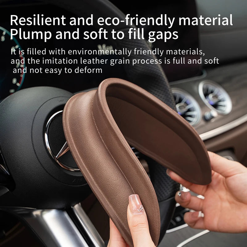 Plug-In Car Seat Gap Filler Elastic EVA Car Seat Crevice Filling Strip Universal Seat Blocker Prevent Dropping Car Accessories