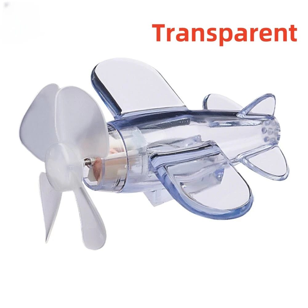Electric Bike Motorcycle Decoration Wind Energy Luminous Small Plane Bicycle Car Cycling Helmet Wind Power Small Plane Decor