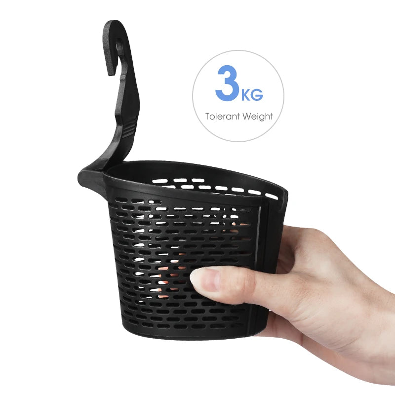 Carusn Car Reinforced Hook | 3kg Load-Bearing, Anti-Vibration, Anti-Slip | Multifunctional Storage for Seat Back