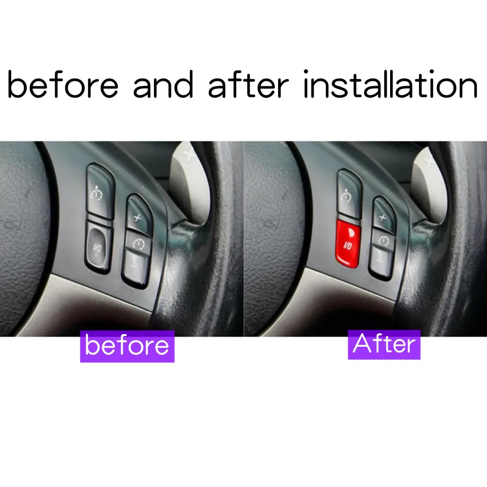For BMW 3 Series M3 E46 1998‑2004 Car Steering Wheel Switch Button Movement Mode IO Control Auto Modify Replacement Accessories