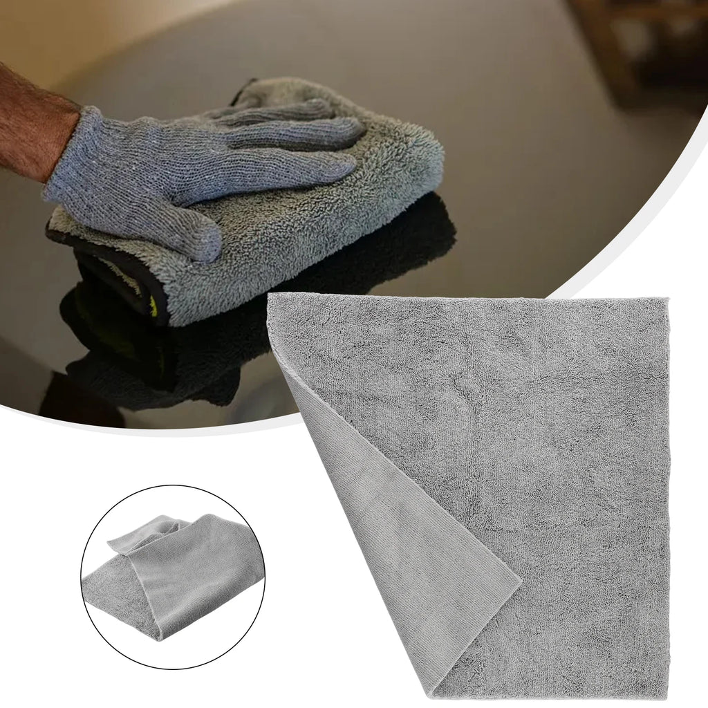 Washing Cleaning Towel 40X40CM Super Absorbent Microfiber Car Detailing Ultra Soft Edgeless Grey New Hot Sale Useful