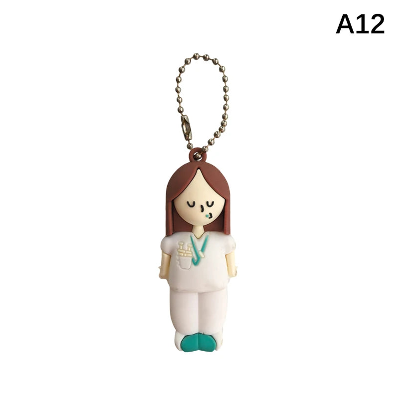 Ampoule Bottle Opener Keychain Syringe-Shaped Medication Vial Cutter Nurse Doctor Ampoule Bottle Breaker Aid Nurse Tool