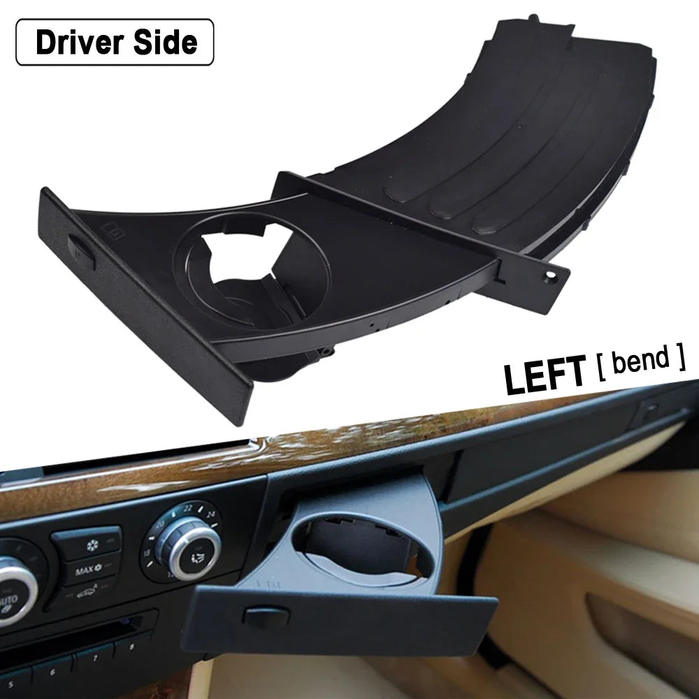 For BMW 5 Series E60 E61 M5 525i 528i 530i 535i 550i 2004-2010 Car Front Center Console Water Cup Drink Holder 51459125622
