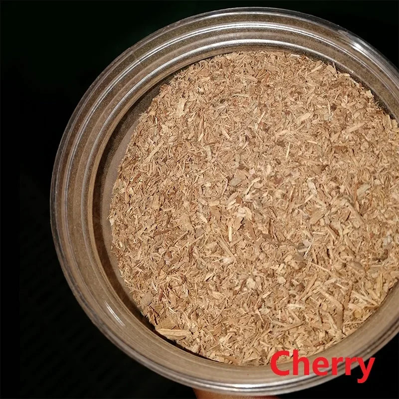 BBQ Wood Sawdust Apple Cherry Oak Hickory Wooden Shavings Saw Dust For Burning Smoker Grill Smoke Bacon Salmon Meat 250g-450g