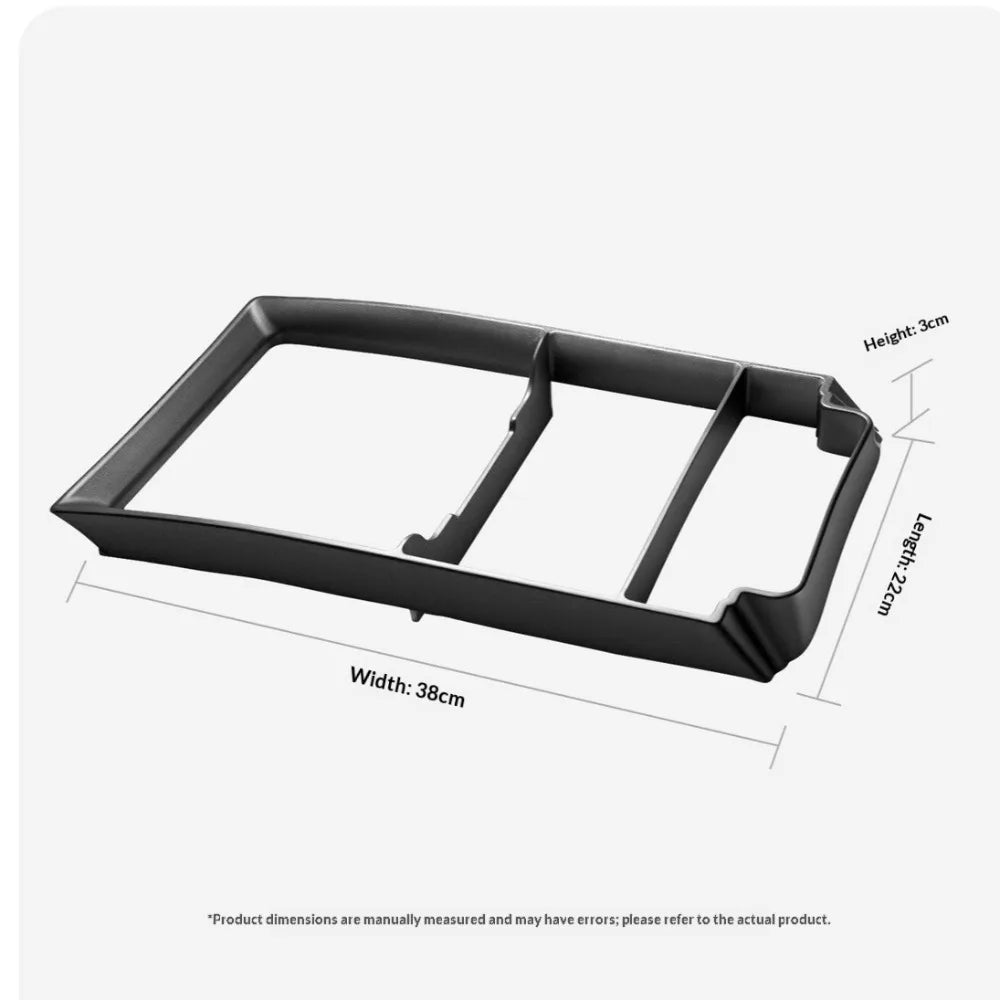 Car Interior Storage Accessories Center Console Organizer Rack Armrest Storage Box Exact Fit For Tesla New Model 3 Highland