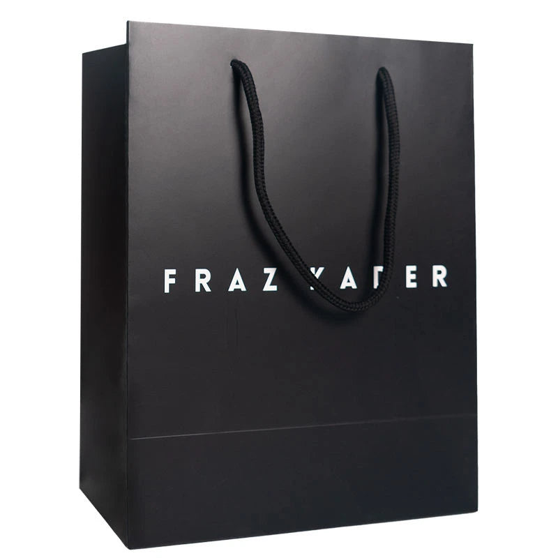 500pcs/lot Custom Luxury Paper Shopping Bags Printed Logo Retail Packaging for Clothing Gifts with Ribbon Handle