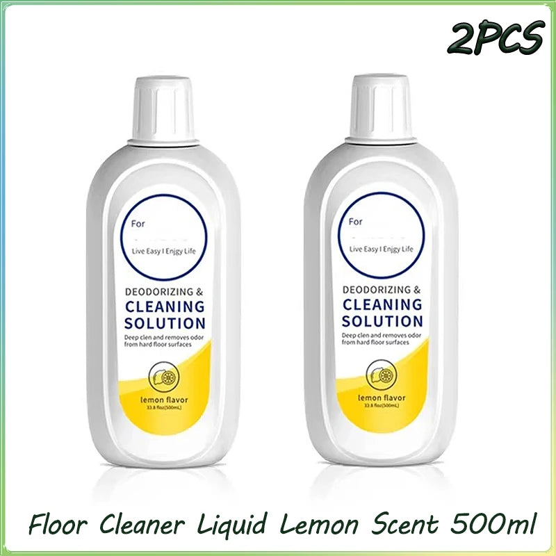 For Tineco FLOOR ONE S3/ S5/Pro2/Combo/S7Pro All Series Cleaning Solution Robot Vacuum Floor Cleaner Liquid Lemon Scent 500m