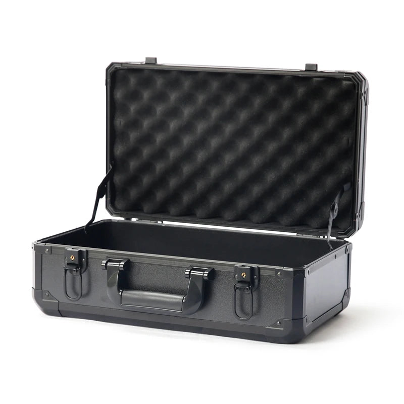 Multifunctional Tools Suitcase Aluminum Toolbox Parts Tool Case with Lock Electrician Accessories Tool Organizer Box for Workers