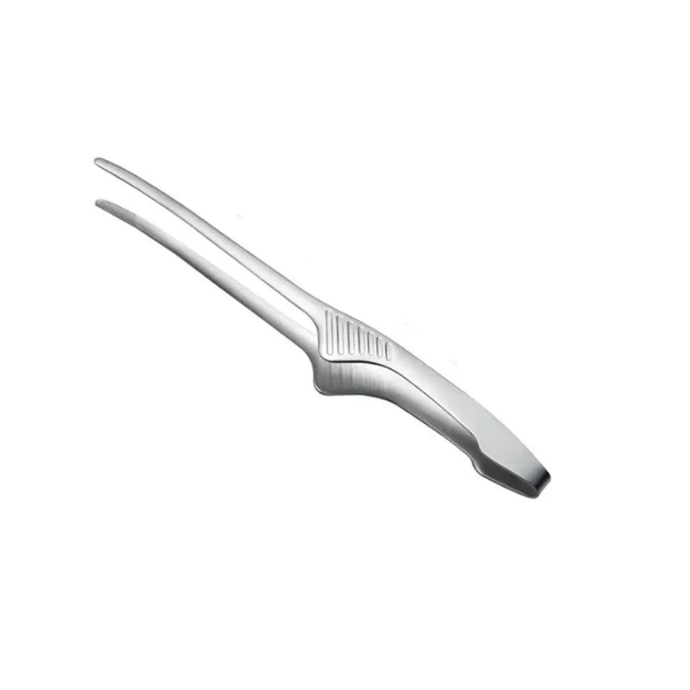 Reusable BBQ Tongs Non Slip Cooking Utensils Stainless Steel Tongs for Serving Food, Salad, Camping, Barbecue, Buffet BBQ Gadget