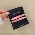 2pcs Simple Clip Korean Hair Clip for Women New High-end Bangs Clip Hair Accessories Acetate Hair Clip