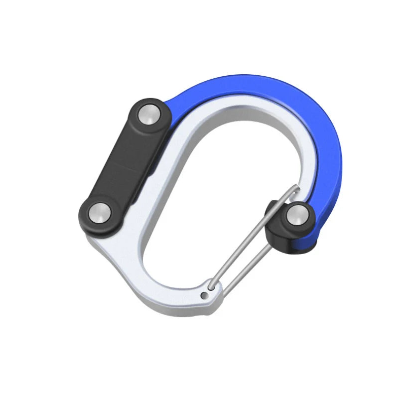 Multifunctional Hybrid Gear Clip Carabiner 360 Degree Rotating Hook Strong Buckle Camping Hiking Travel Backpack Outdoor Gadget
