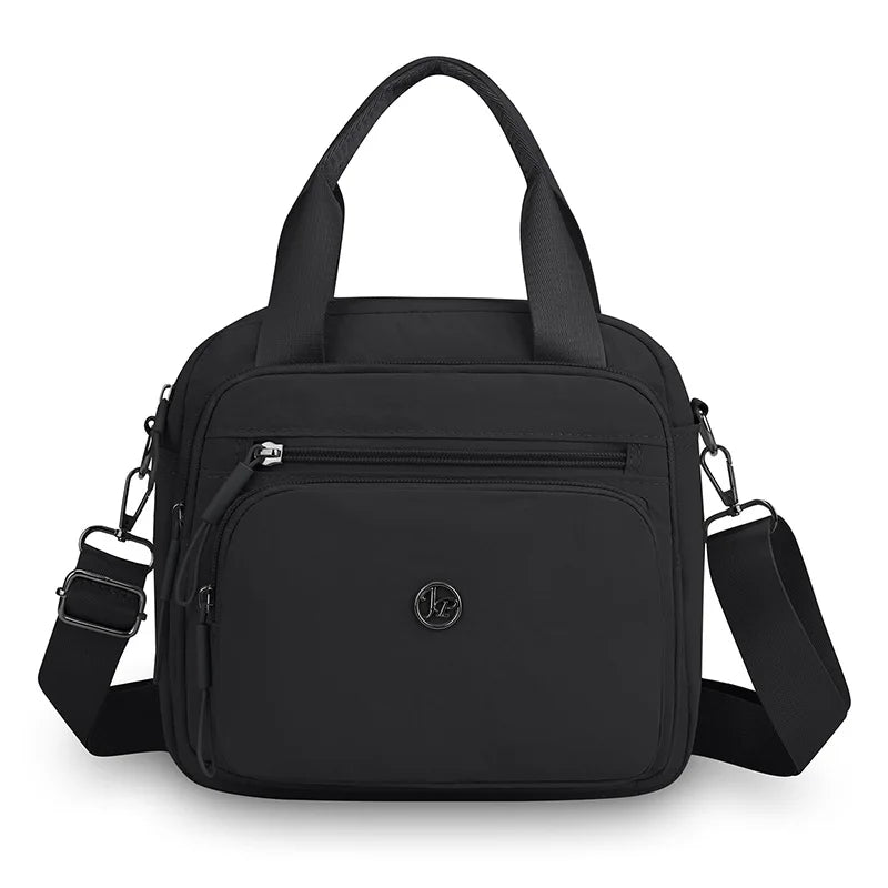 Messenger Shoulder Bag for Women, Wrinkle Resistant Nylon Square Purse, Thickened Multi Layer Large CapacityFor Daily Casual Use