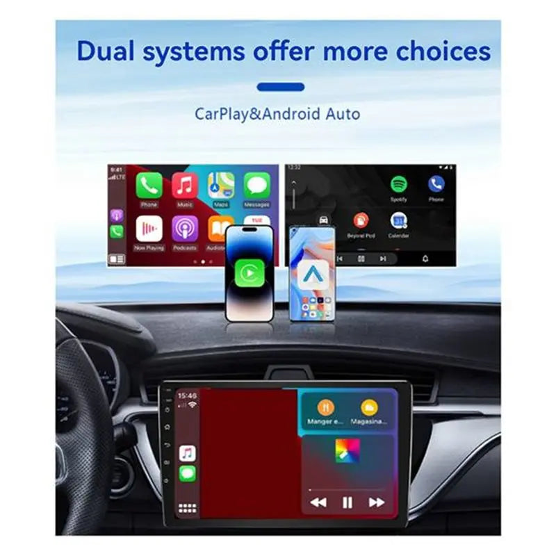 A80X-Wireless Carplay Android Auto 2 In 1 Box Wired Connection BT Wifi Dongle Stable Performance Mini Adapter Box
