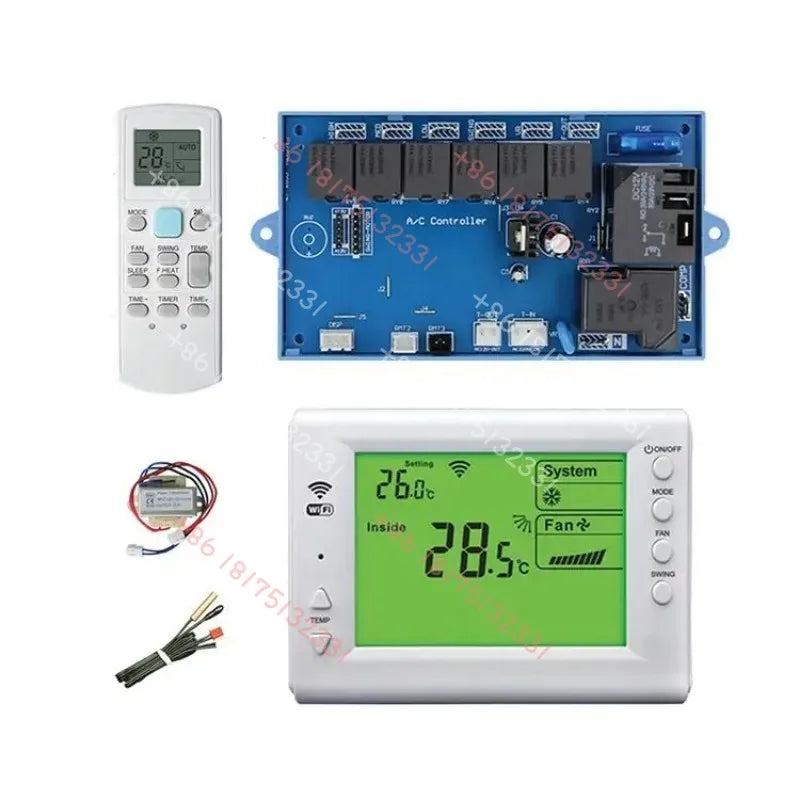 Qunda QD68WI+ Cabinet  Universal AC PCB Control  Board System For Air Conditioner Parts With WIFI Fuction