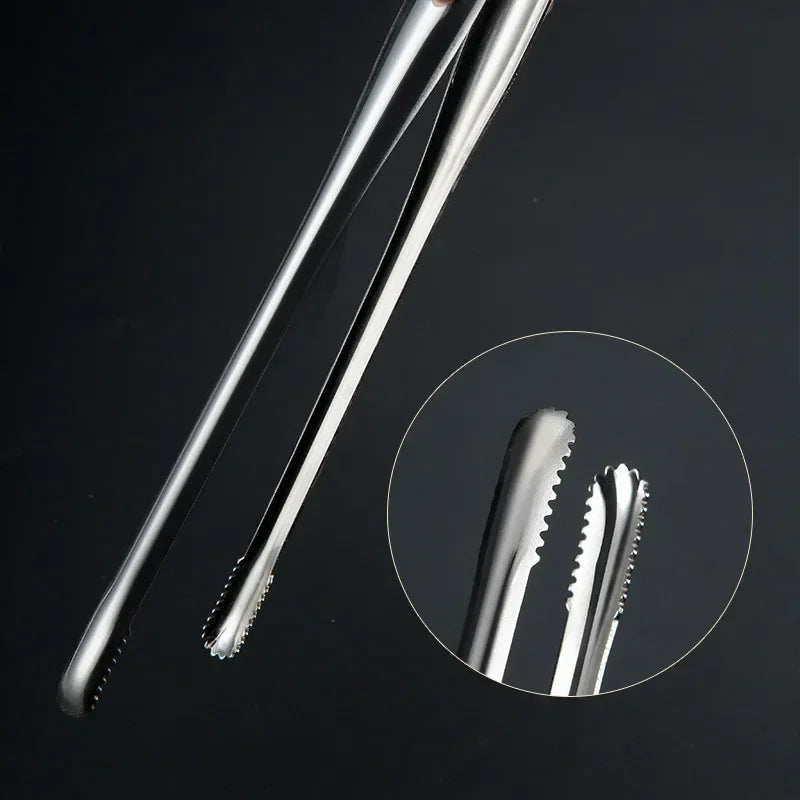 Extra Thick Kitchen Tongs Non-Slip BBQ Clip Food Serving Tong for Steak Bread Party Cooking Utensils