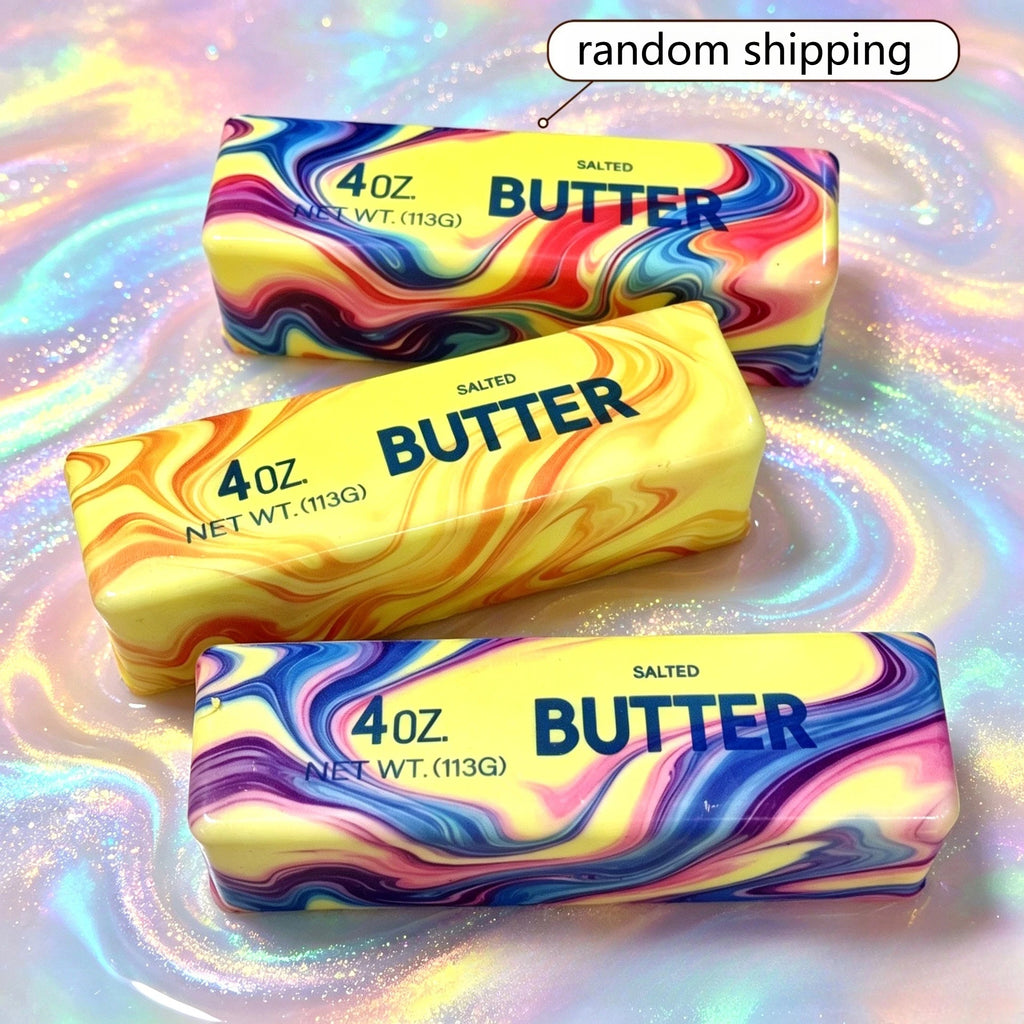 1/6/12pcs Soft Slow Rebound Butter Stick Realistic Silicone Squeeze Stress Relief Gadget Funny Anti-Anxiety ﻿Squeeze Party Gift