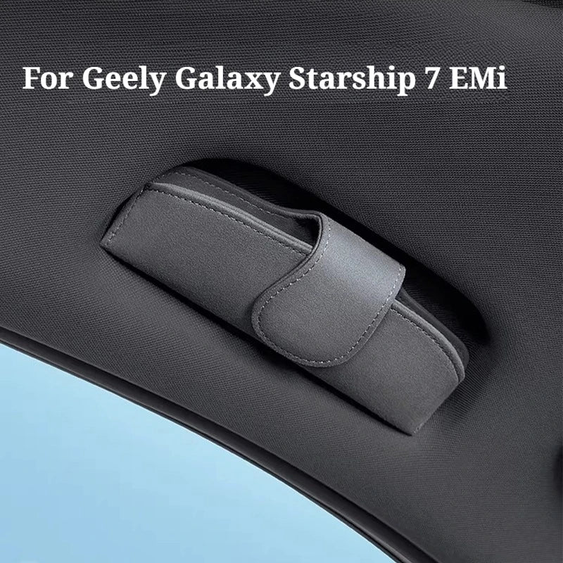 For Geely Galaxy Starship 7 EMi Car Sunglass Holder, Roof Handle Sunglasses Clip Interior Accessories