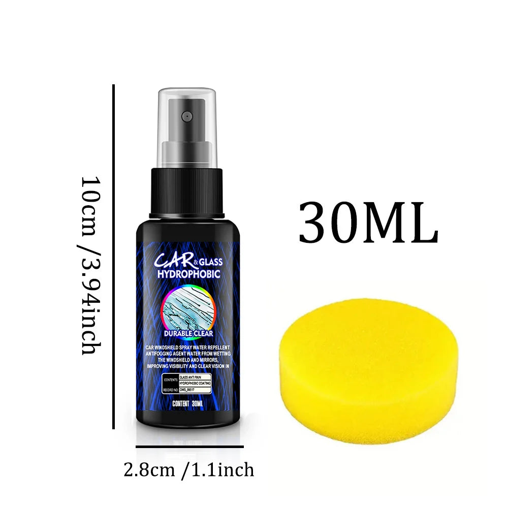 Cars Glass Anti-Rain Spray Auto Water Repellent Coating Agent Waterproof Rainproof Anti-fog Glass Cleaner Auto Windshield Clear