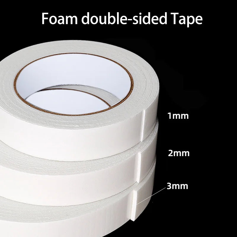 4M Heavy Duty Foam Double-Sided Tape, Strong Adhesive for Home/Office/Craft/Car Decor, Waterproof & Heat-Resistant