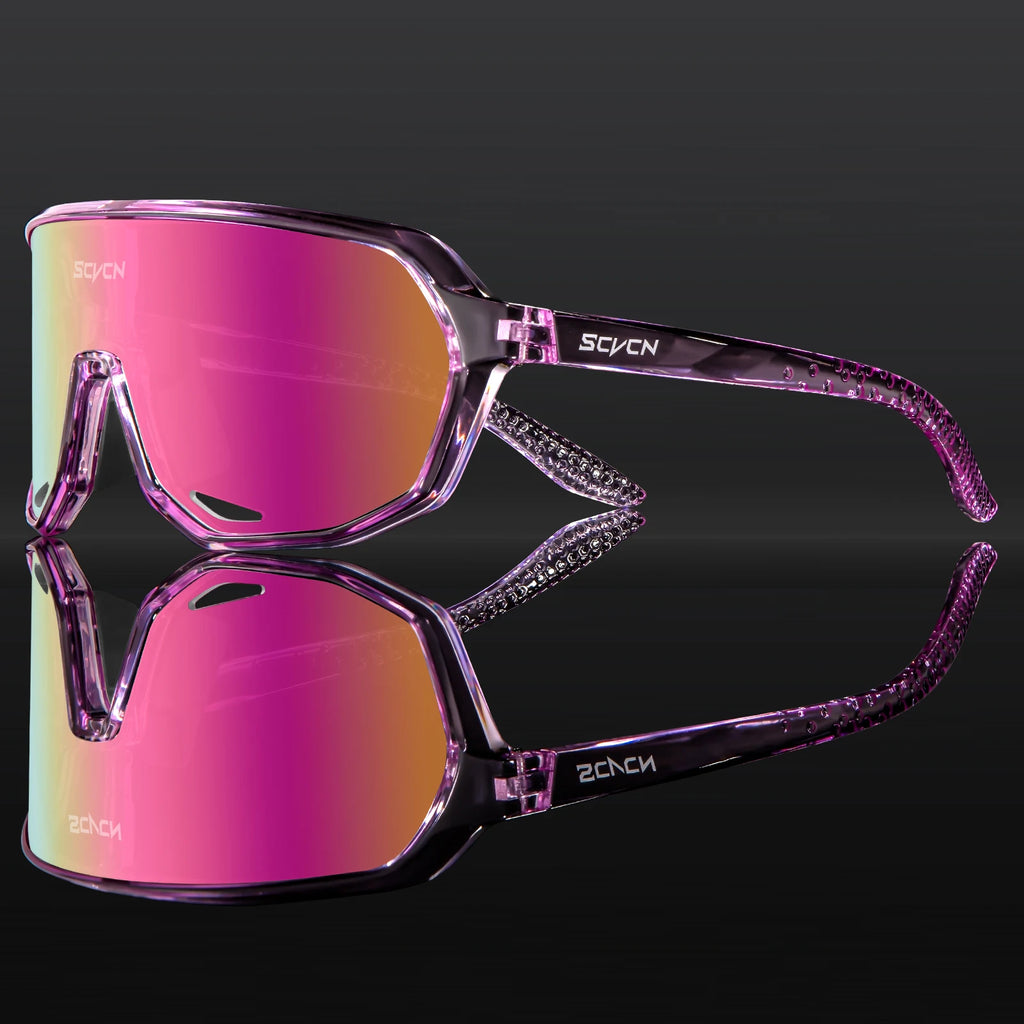 SCVCN HD Hiking Sunglasses Stylish Outdoor Sports Glasses for Cycling Running and Rock Climbing UV-Protective Driving Sunglasses