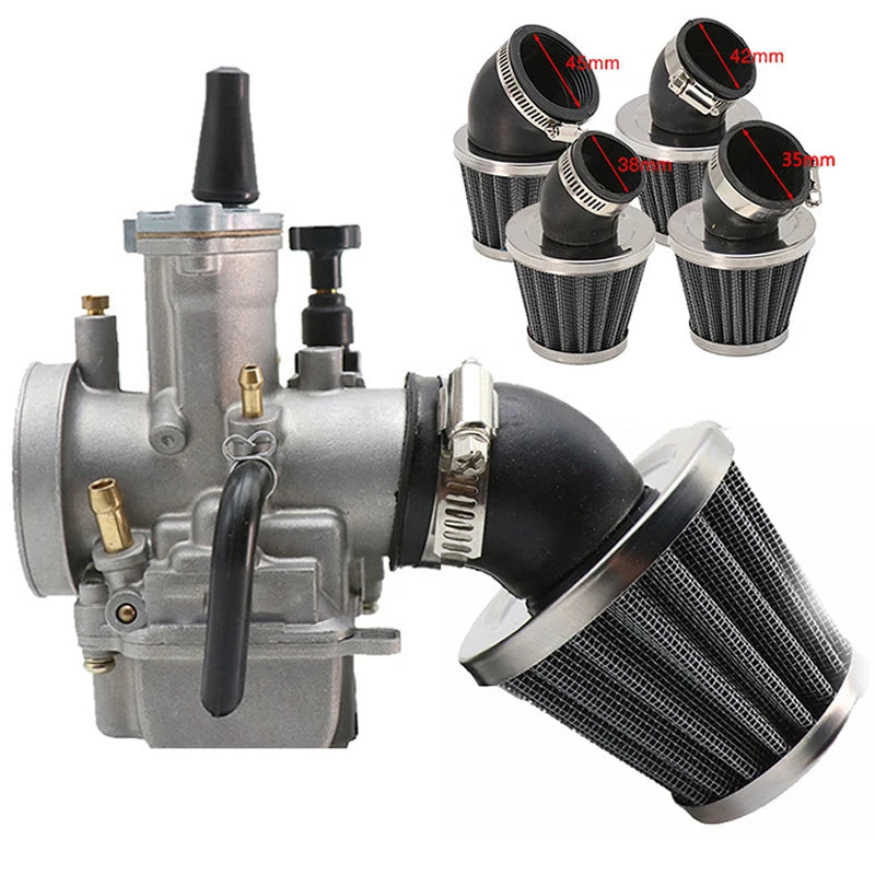 Universal Motorcycle Modification Air Filter Parts Mushroom Head Air Filter Mushroom Head Filter Air Filter 35-50mm Motorcycle