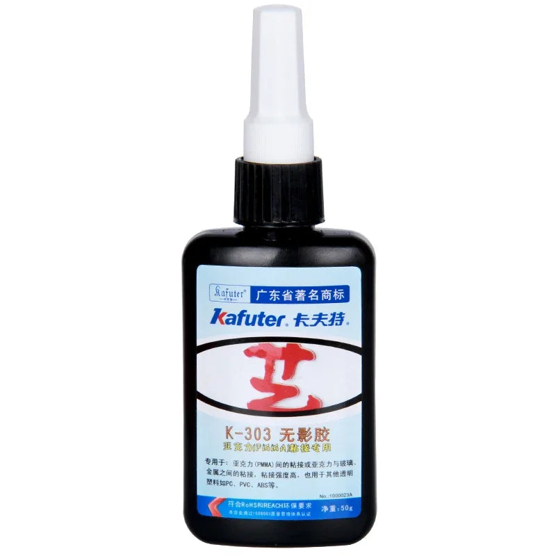 Kafuter 50ml K-303 UV Glue Acrylic Transparent Adhesive UV Curing Adhesive For Phone Repair