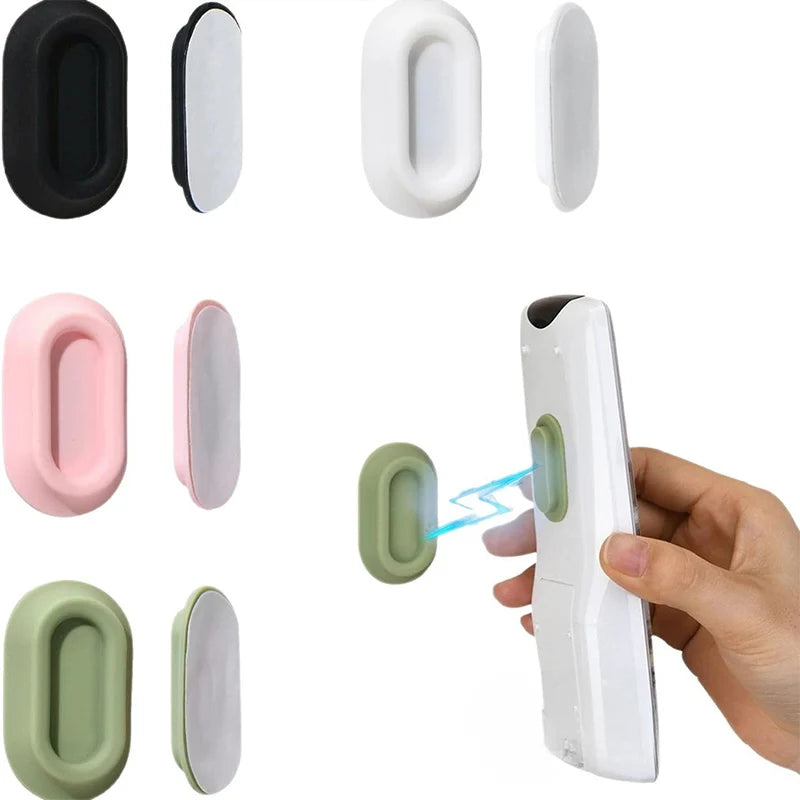 5pcs Magnetic Remote Control Holder Strong Self-Adhesive Wall Mount Bracket TV Conditioner Remotes Universal Household Organizer