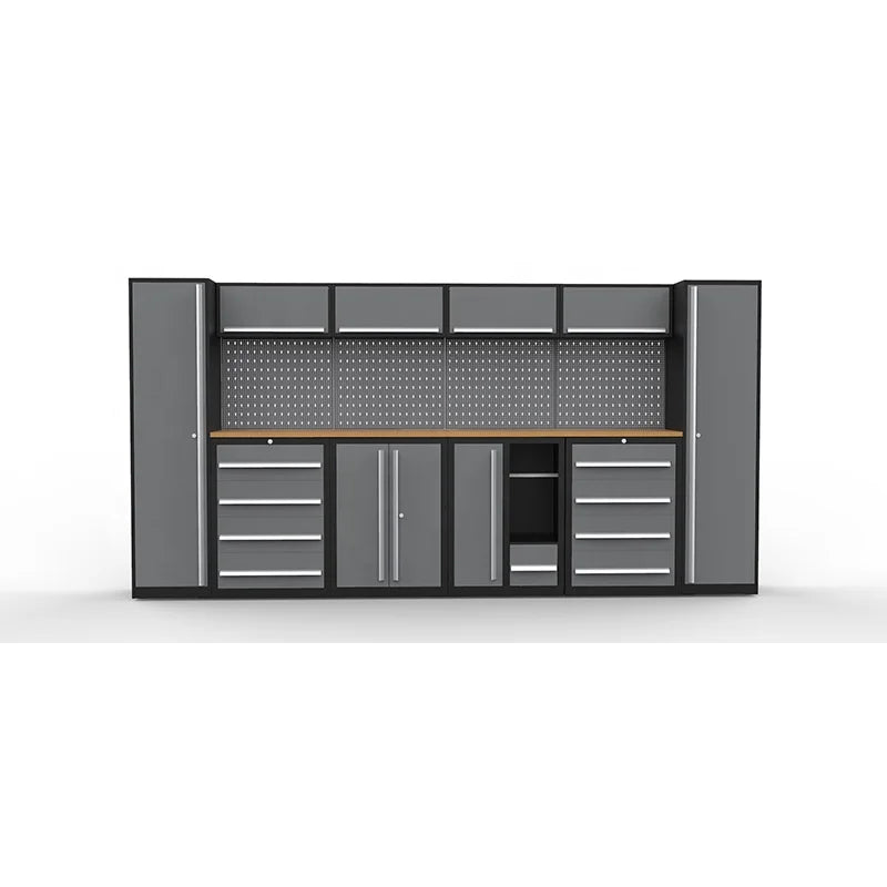 JZD Workstation  Combo Workshop Storage Roller Tool Box Cabinets Tool Box Garage Cabinet and Workbench