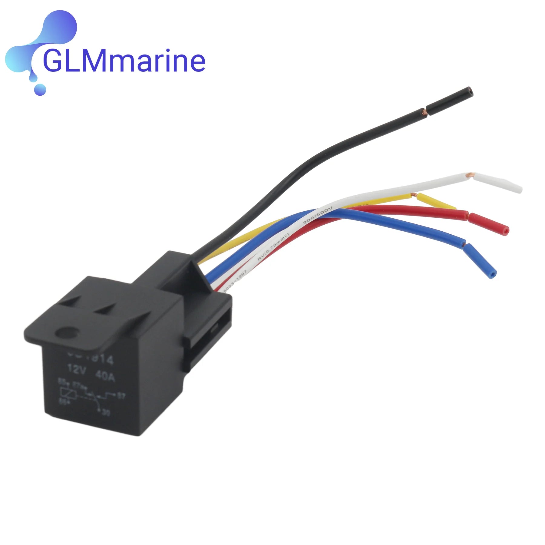 Trim Tilt Motor Relay with Connector 876040-7 854357-1 for Volvo Penta AQ AD BB MD TAMD TMD 230 250 280 290 Engines 876039-9