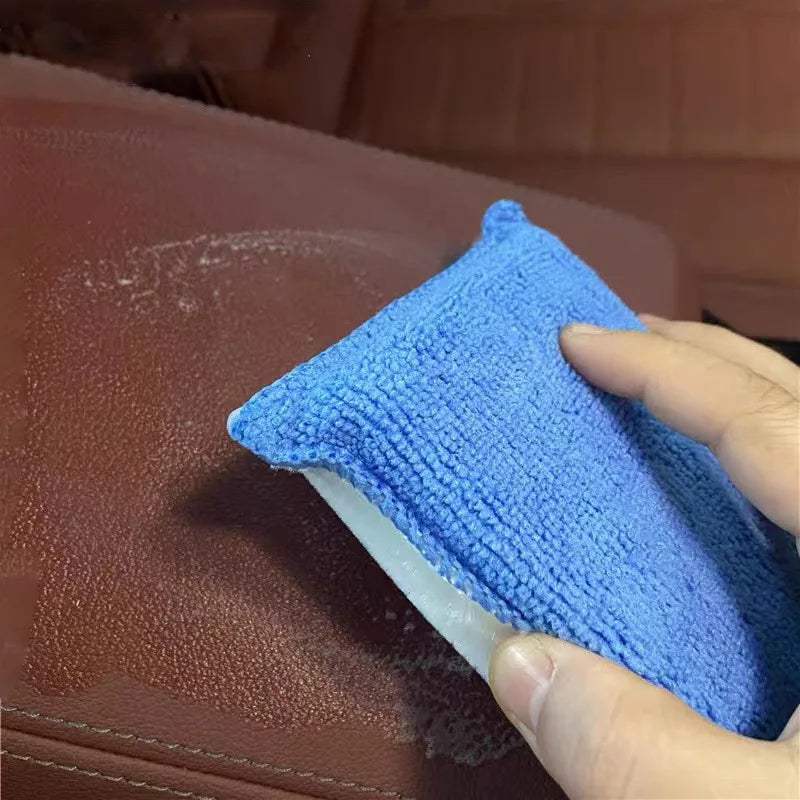 Car Interior Wash sponge Detailing Bristle Cleaning No Scratch Car Household Microfiber Scrubbing Sponge Car Cleaning Tools