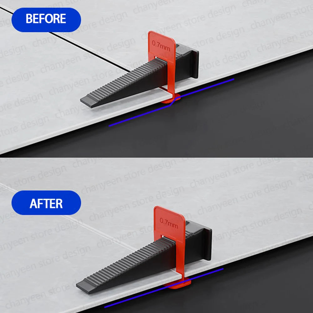 Mini Tile Leveling System Clips Spacers Straps Wadge for Wall Floor Ceramic Tile Laying Fixing Construction Tools Building