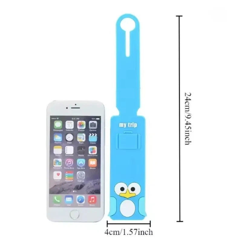 Lovely Silicone Luggage Tag Boarding Pass Luggage Tag Checked Fashion Travel Accessories Cute Luggage Tag Flight