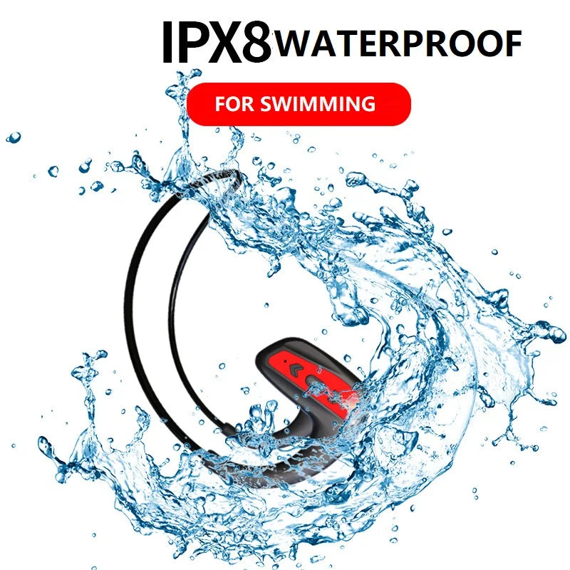 Swimming Earphone 16/32GB MP3 Music Player Bluetooth Headphones IPX8 Waterproof Underwater HD Sound Professional Sports earbuds