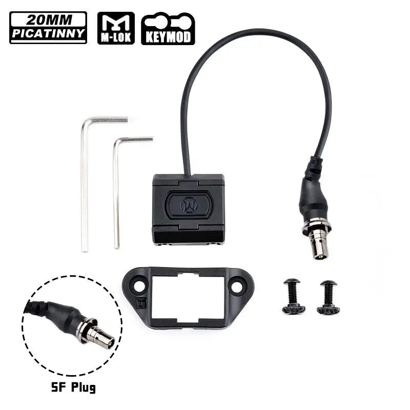 Surefire Tactical M600 M300 Airsoft Flashlight Scout Light Modbutton Lite Switch MLok Keymod Lamp LED Outdoor game Toy lamp